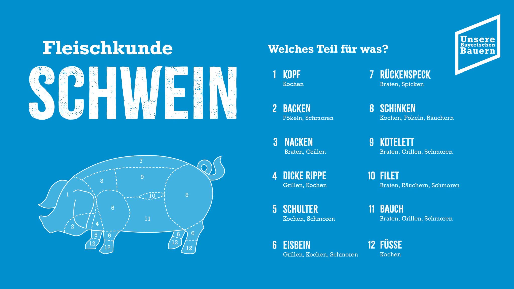 Schweinefleisch genießen Unsere Bayerischen Bauern