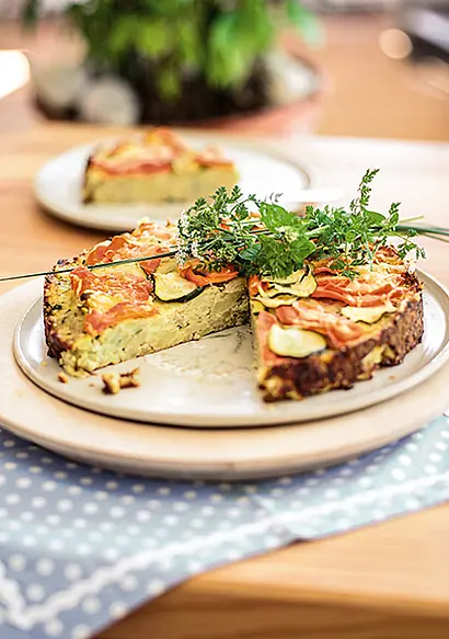 Foto: KARTOFFEL-KRÄUTER-TORTE