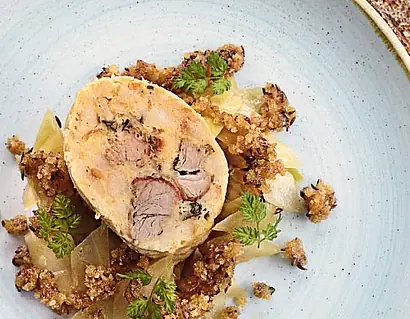 Foto: Schweinebraten inside out