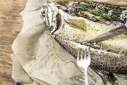 Foto: GEGRILLTE FORELLE