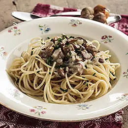 Foto: Spaghetti mit Steinpilzsoße