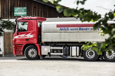 Foto: Milchtransporter