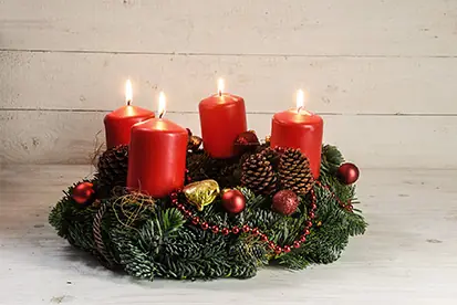 Foto: Adventskranz