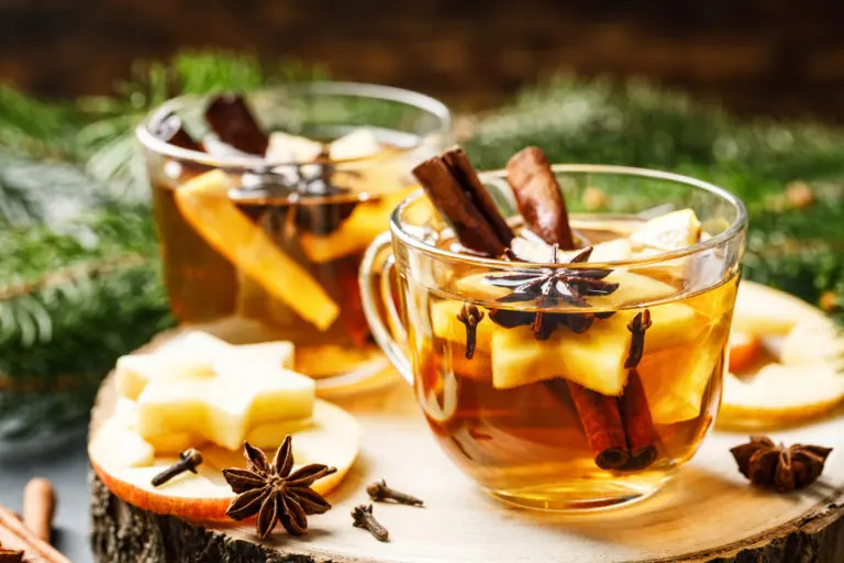 Foto: weißer Glühwein