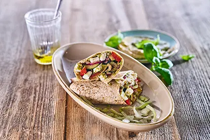 Gemüse-Feta-Wrap_content