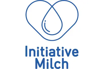 Logo der Initiative Milch, das die Bedeutung von Milchprodukten für Proteinversorgung betont.