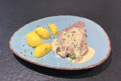 Turbo-Tafelspitz mit Meerrettich-Soße und Kartoffeln_content